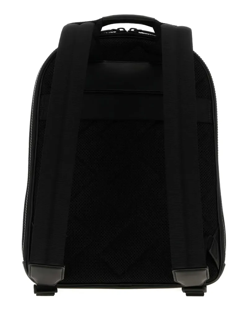 Montblanc printed leather backpack - Schwarz Schwarz