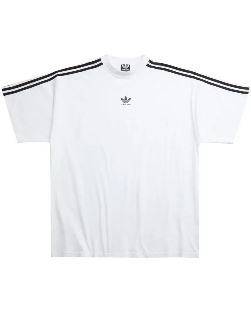 Balenciaga x adidas Sweatshirt im Oversized-Look - Weiß Weiß