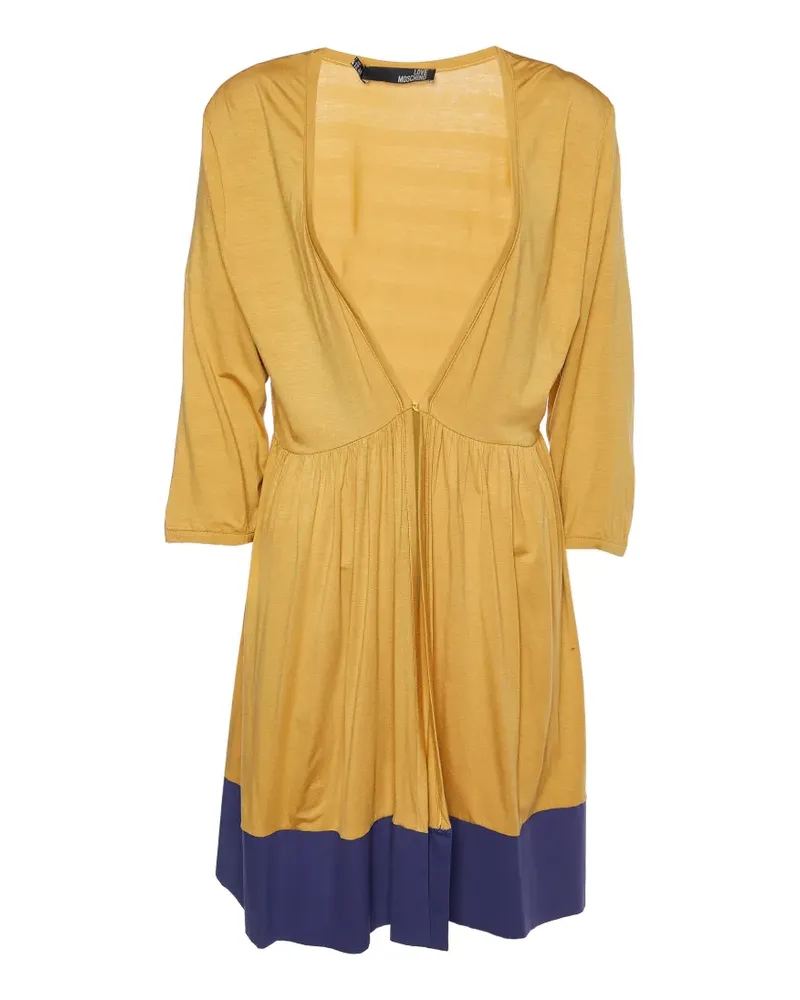 Moschino knit hook-front shrug - Gelb Gelb