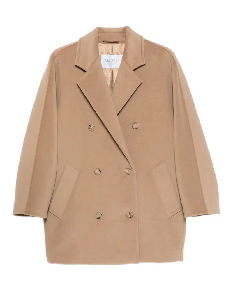 Max Mara Doppelreihiger Mantel - Nude Nude