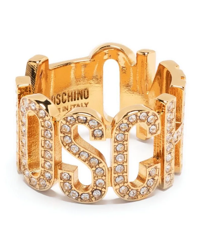 Moschino Ring mit CC Gold