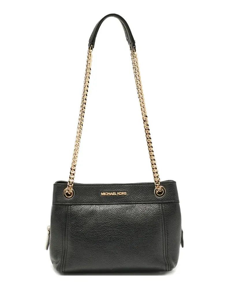 Michael Kors Jet Set chain-strap leather shoulder bag - Schwarz Schwarz