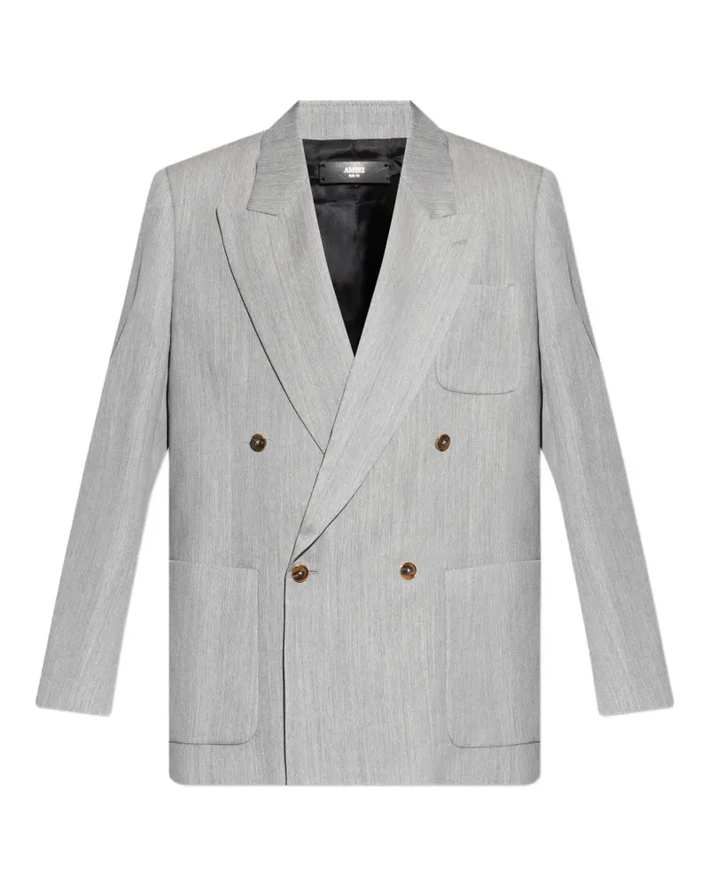 Amiri double-breasted blazer - Grau Grau