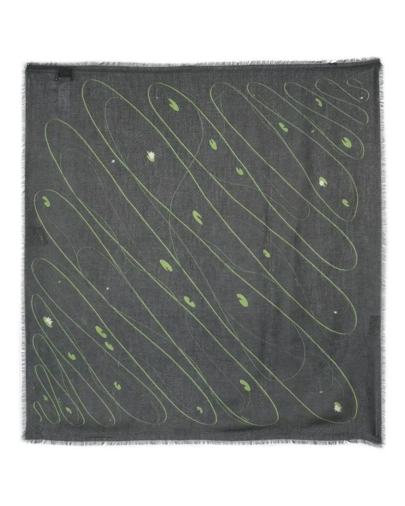 Woolrich x Daniëlle Cathari Schal mit grafischem Print - Schwarz Schwarz
