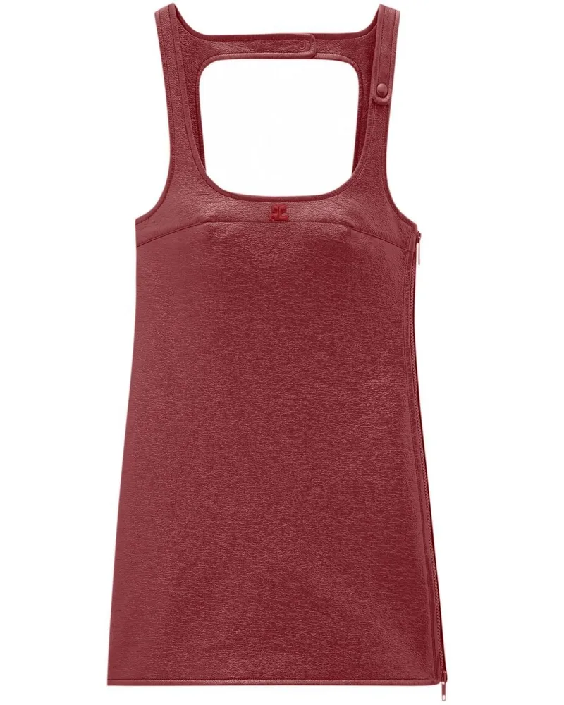 Courrèges Re-Edition Minikleid - Rot Rot