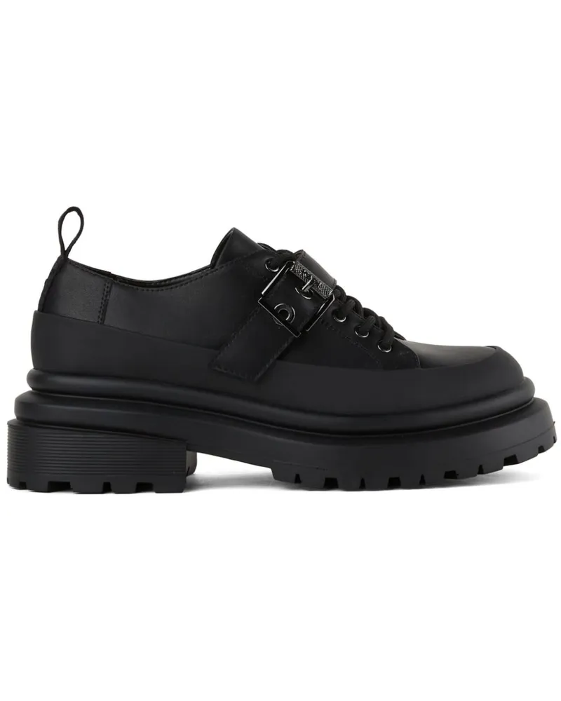 Karl Lagerfeld Lederschuhe - Schwarz Schwarz
