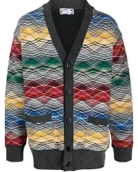 Missoni Cardigan mit Zickzackmuster Grau