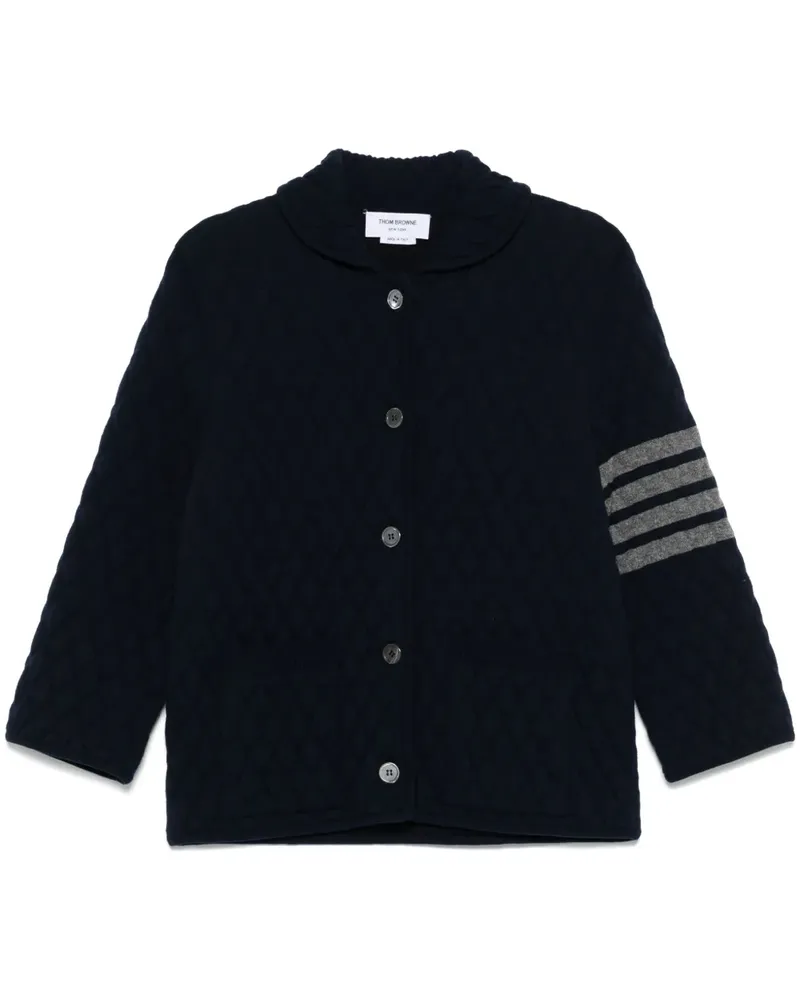 Thom Browne 4 Bar Stripes Steppjacke - Blau Blau