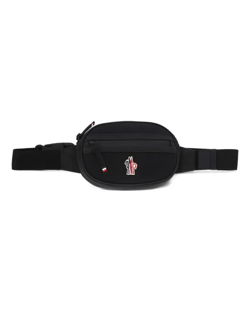 Moncler Gürteltasche mit Logo-Patch - Schwarz Schwarz