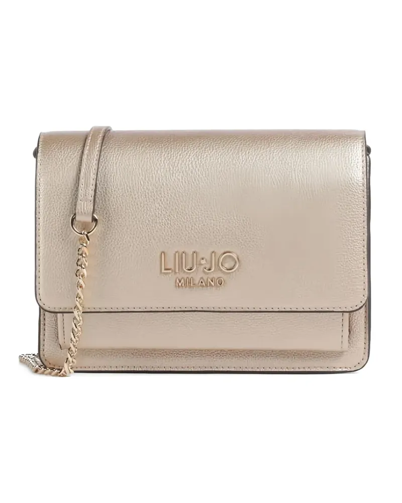 Liu Jo Umhängetasche mit Logo - Gold Gold