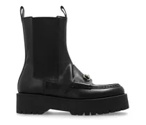 Horsebit Stiefel 45mm - Schwarz