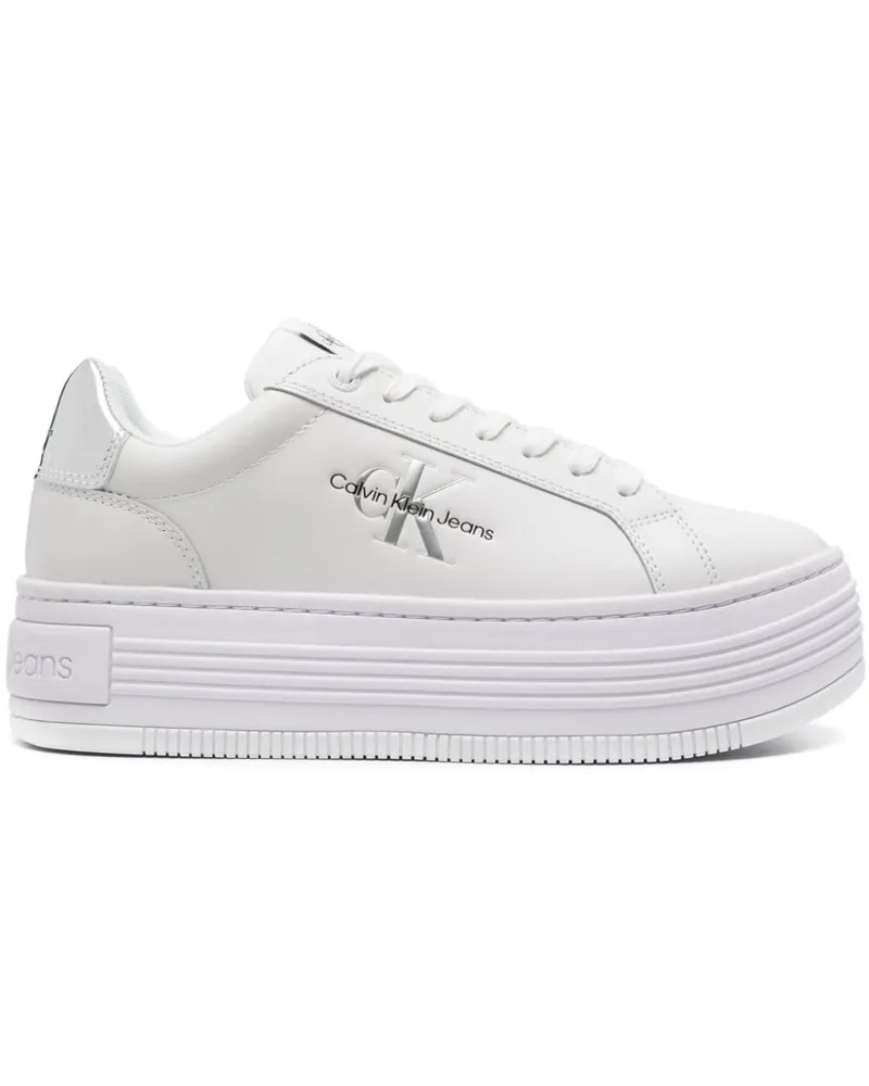 Calvin Klein Sneakers mit dicker Sohle - Weiß Weiß
