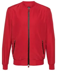 Kiton Bomberjacke mit Baseball-Kragen Rot