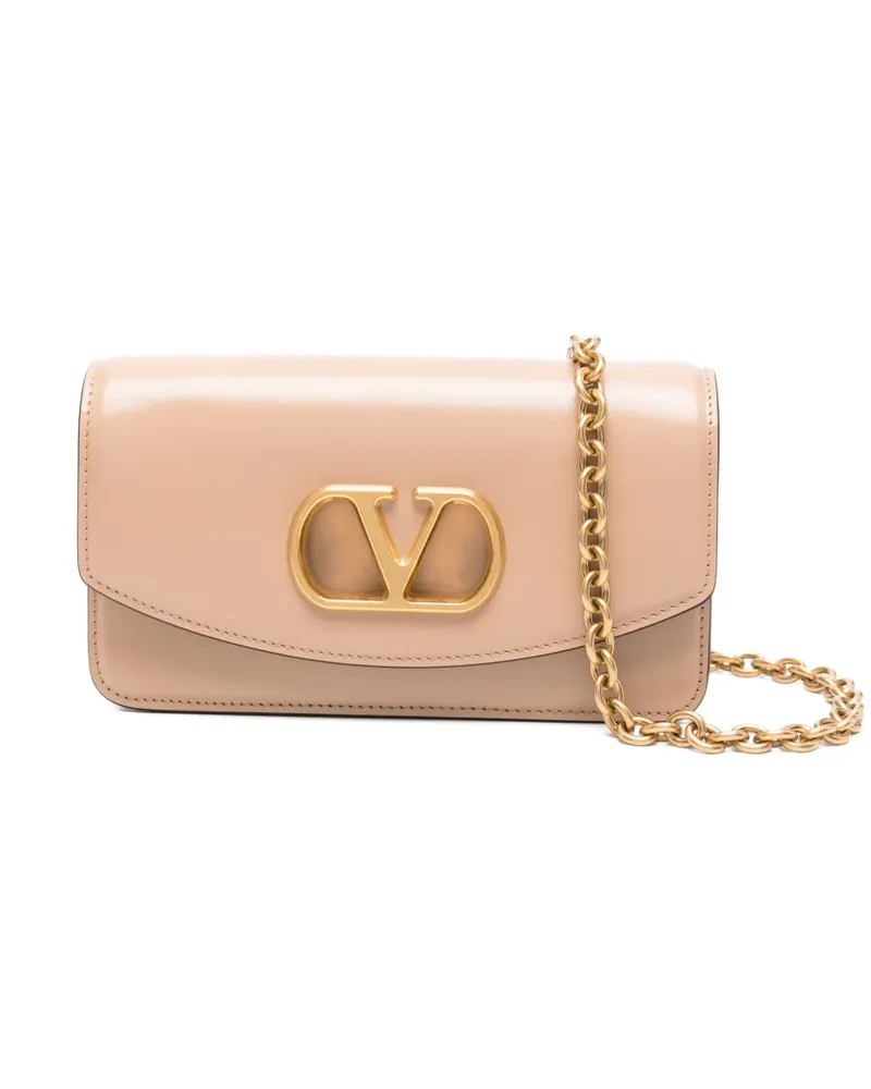 Valentino Garavani Schultertasche mit VLogo-Signature - Nude Nude
