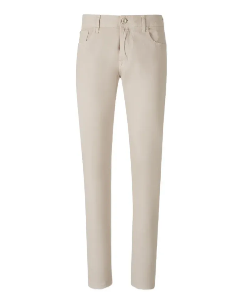 Jacob Cohën logo-patch slim-fit jeans - Nude Nude