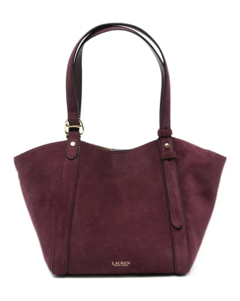 Ralph Lauren Tasha Tote Bag aus Wildleder - Rot Rot