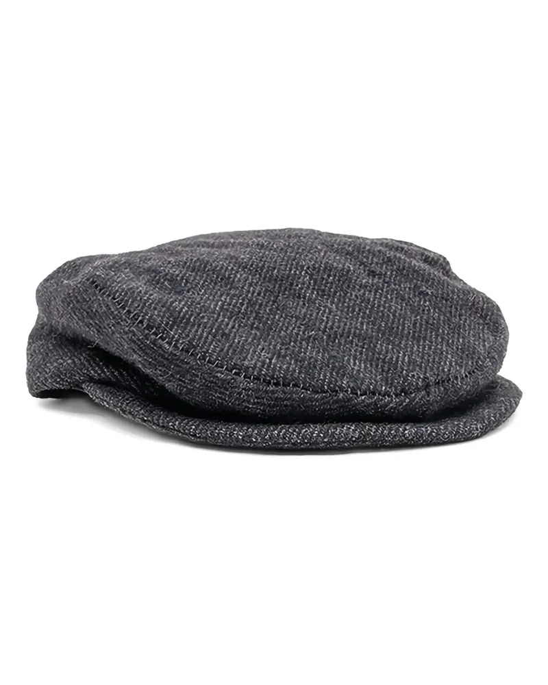 forme d'expression herringbone newsboy cap - Grau Grau