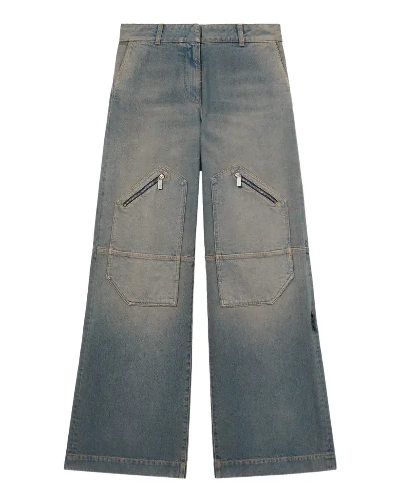 OFF-WHITE Jeans mit Reißverschlusstasche - Blau Blau