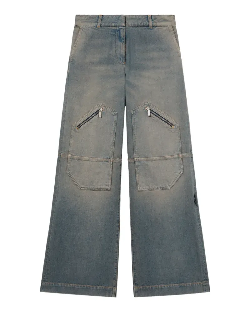OFF-WHITE Jeans mit Reißverschlusstasche - Blau Blau