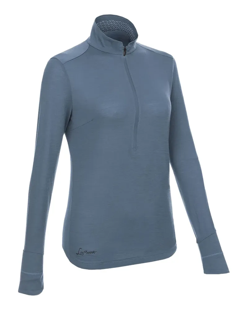 LaMunt Alexandra Sweatshirtjacke mit Stehkragen - Blau Blau