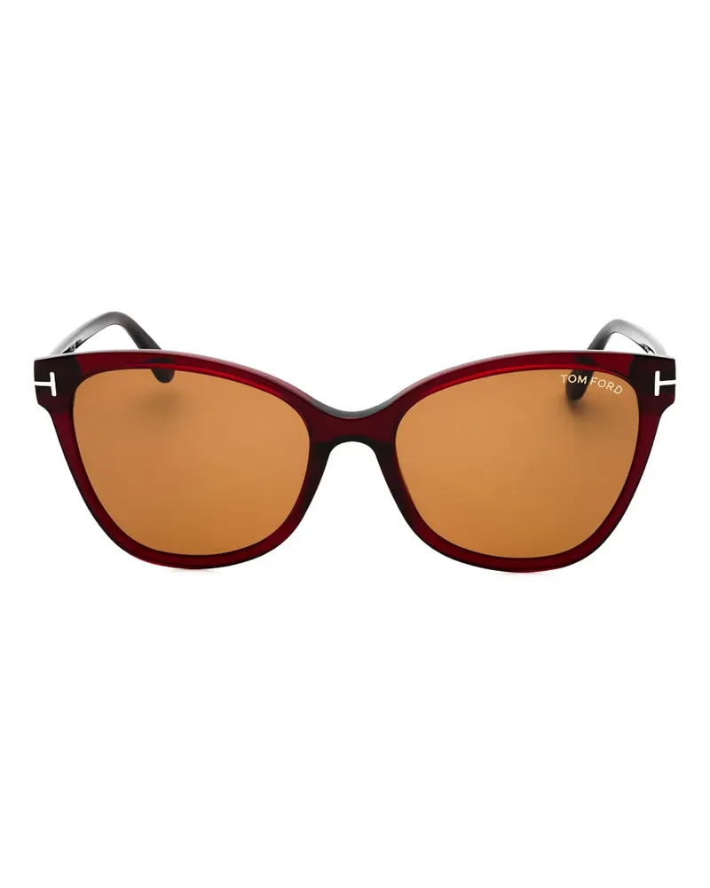 Tom Ford Sonnenbrille mit Cat-Eye-Gestell - Rot Rot