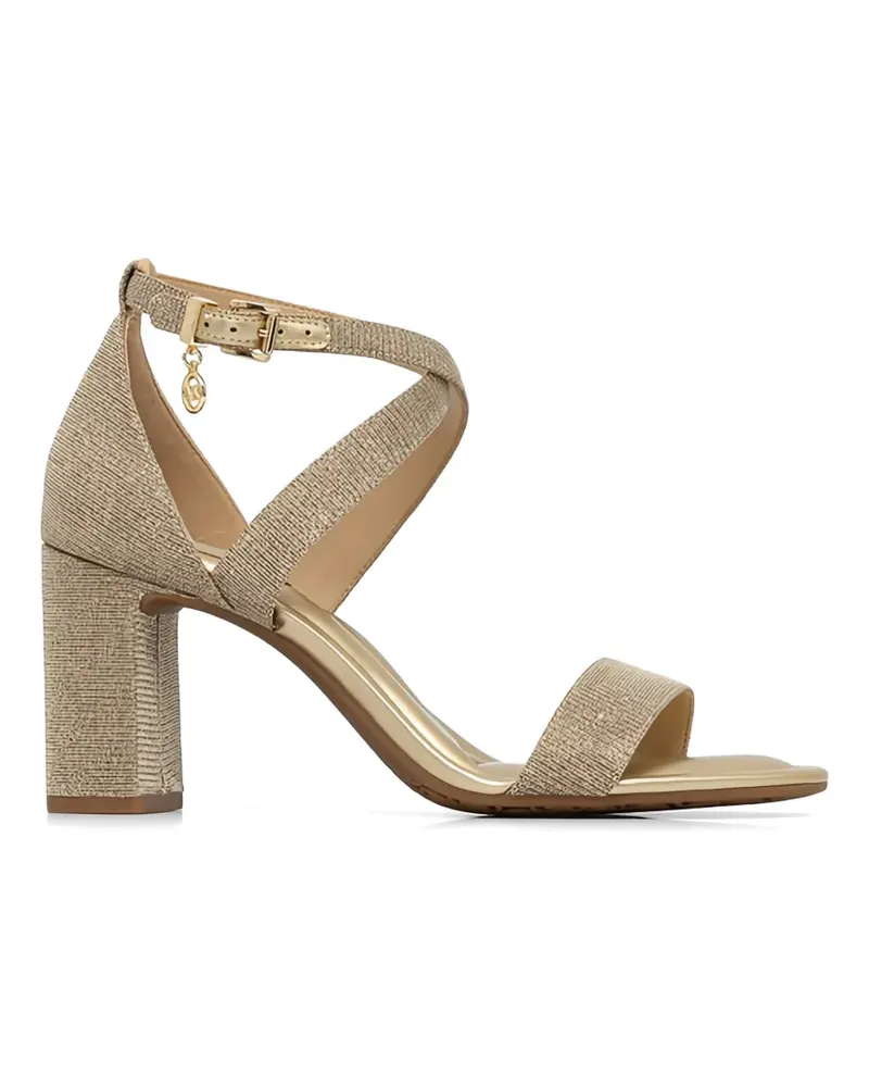 Michael Kors criss-cross strap sandals - Gold Gold
