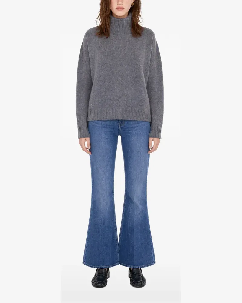 Max Mara roll-neck wool sweater - Grau Grau