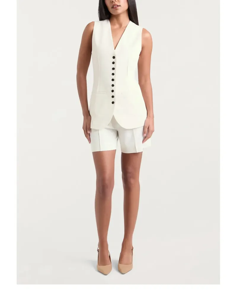 Cinq à Sept Kallen Weste - Weiß Weiß