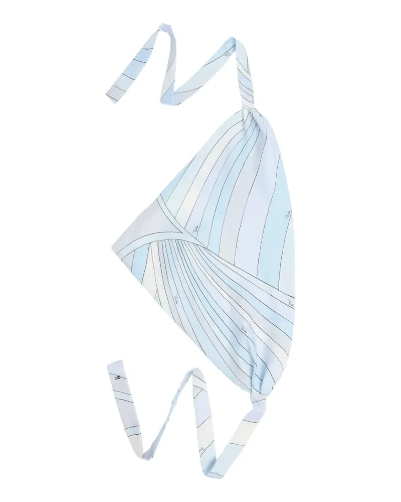 Emilio Pucci Bandana mit Iride-Print - Blau Blau
