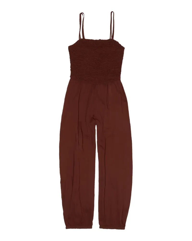 BIMBA Y LOLA Jumpsuit mit gerafftem Oberteil - Braun Braun