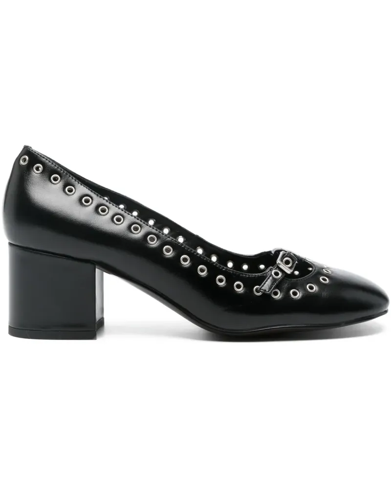 Bibi Lou Pumps mit Blockabsatz - Schwarz Schwarz