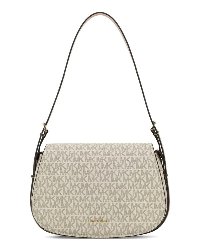 Michael Kors medium Lydia printed shoulder bag - Nude Nude