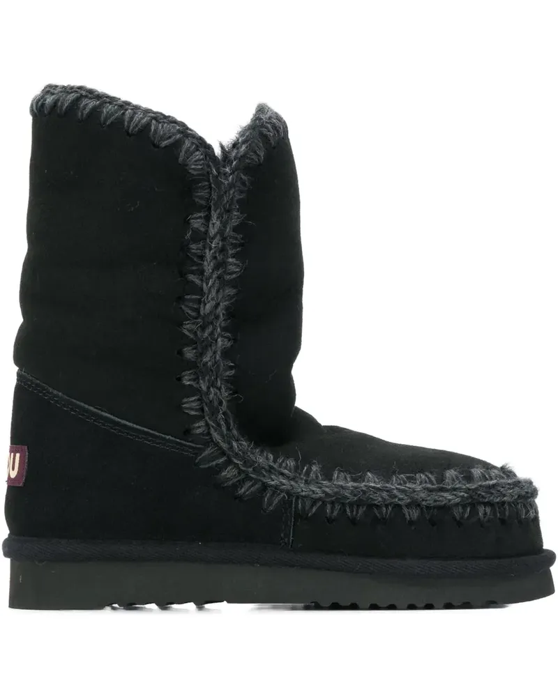 Mou Stitching  Boots - Schwarz Schwarz