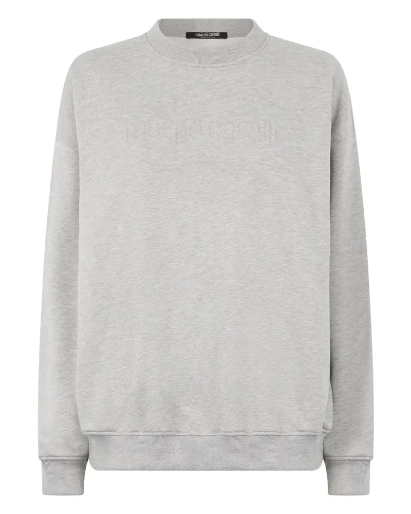 Roberto Cavalli Sweatshirt mit meliertem Effekt - Grau Grau
