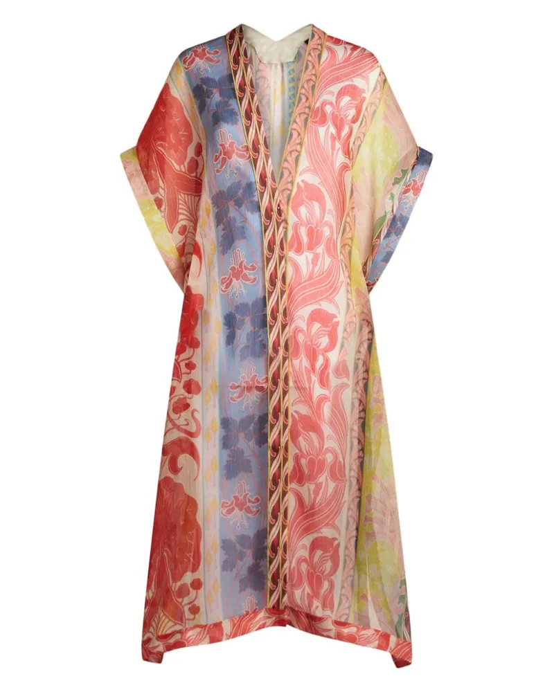 Etro Kaftan mit grafischem Print - Weiß Weiß