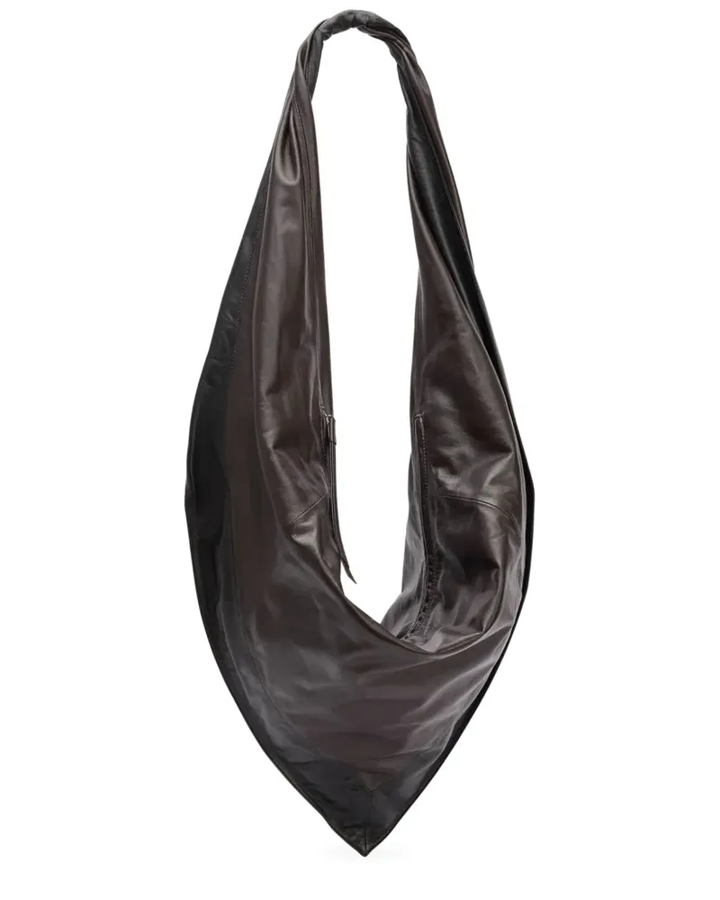 Christophe Lemaire Scarf Schultertasche - Schwarz Schwarz