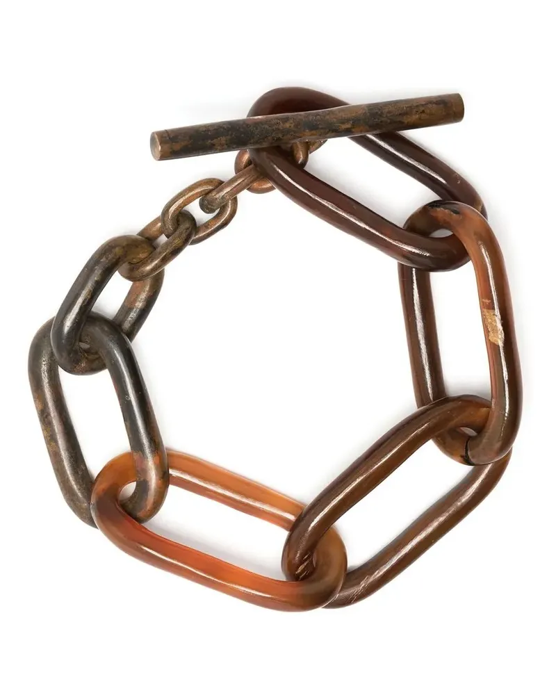 Parts Of Four Kettenarmband mit Knebelverschluss - Braun Braun