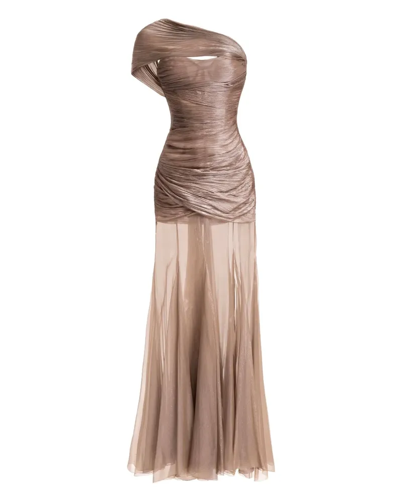Maria Lucia Hohan Marimar One-Shoulder-Kleid - Nude Nude