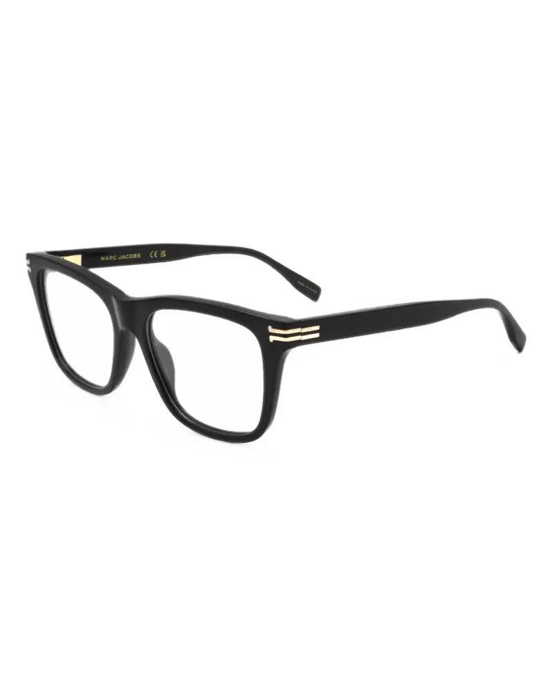 Marc Jacobs Brille mit eckigem Gestell - Schwarz Schwarz