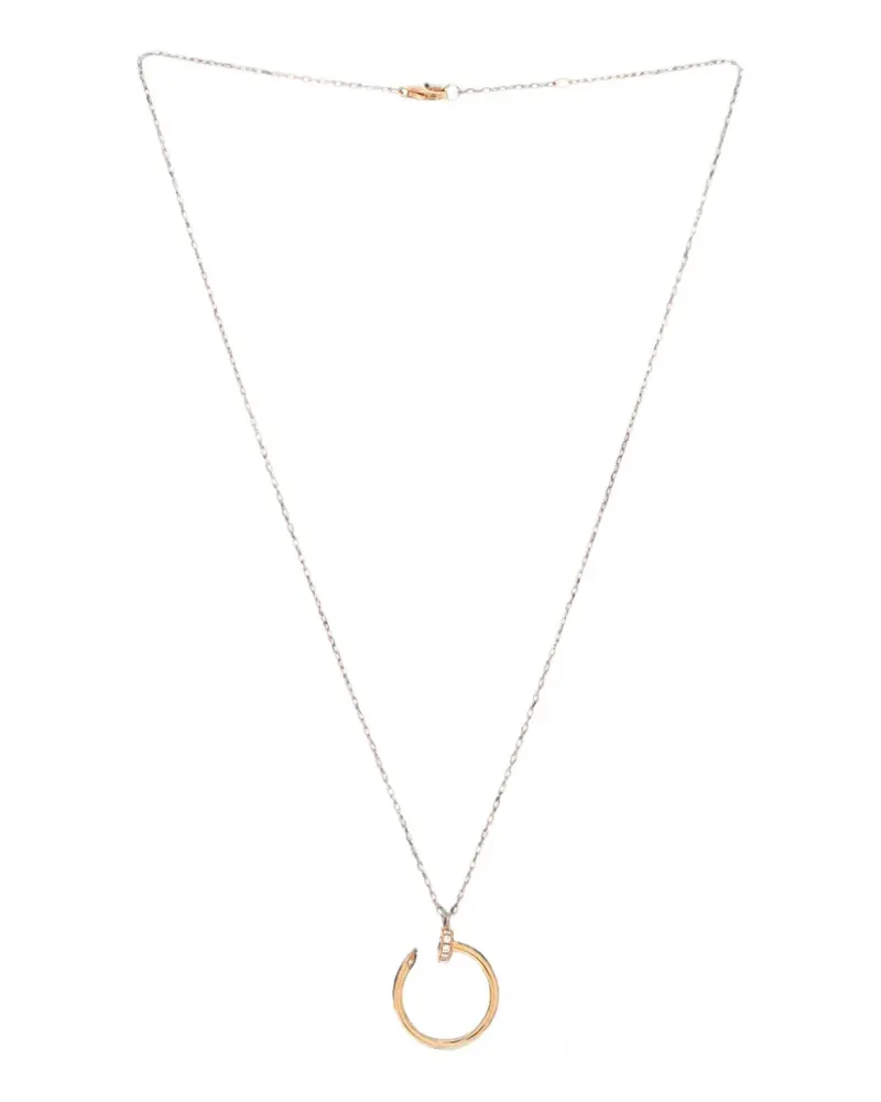 Cartier Juste un Clou Pendant 18K Rose Gold with Diamonds necklace - Rosa Rosa