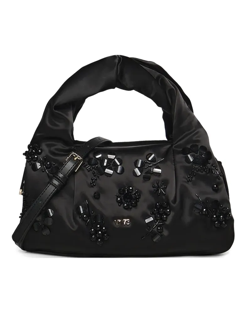 V°73 Kayla Schultertasche - Schwarz Schwarz