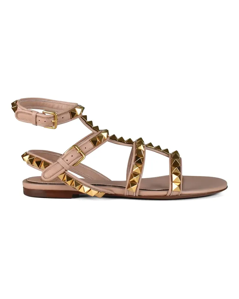 Valentino Garavani Rockstud Sandalen mit Riemen - Rosa Rosa