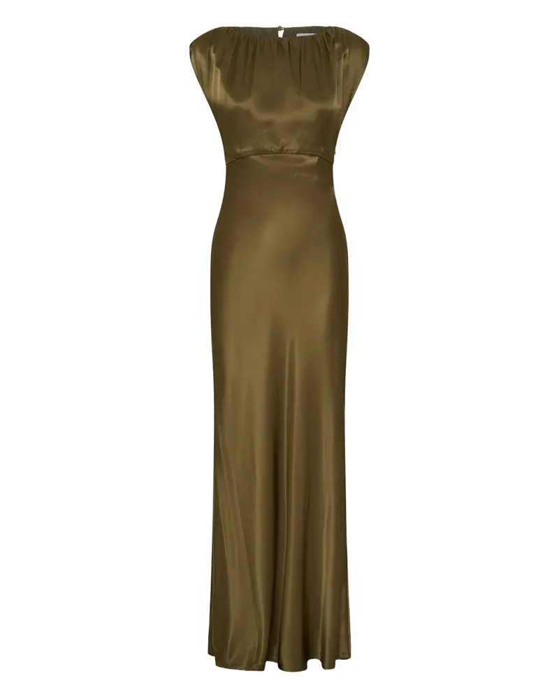 Anna Quan Ophelia Maxikleid mit angeschnittenen Ärmeln - Grün Grün