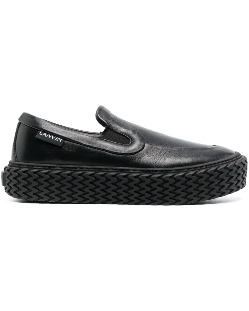 Lanvin Curbies Slip-On-Sneakers - Schwarz Schwarz