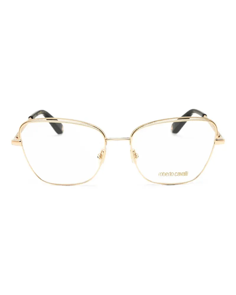 Roberto Cavalli Klassische Cat-Eye-Brille - Gold Gold
