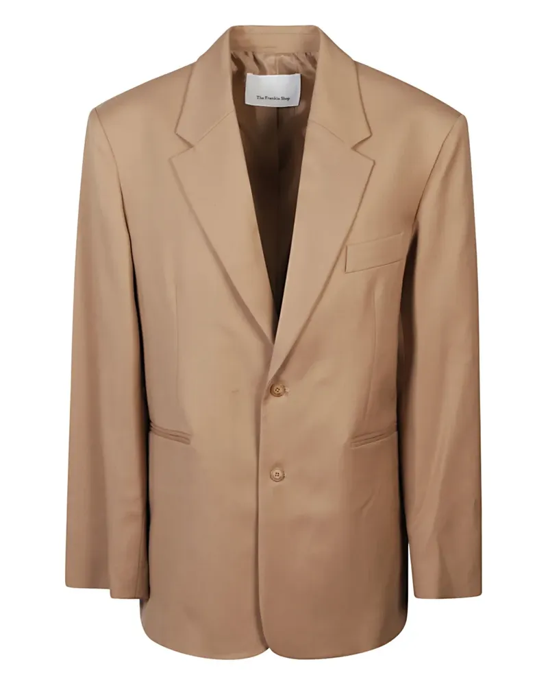 FRANKIE Shop Blazer in Wickeloptik - Nude Nude
