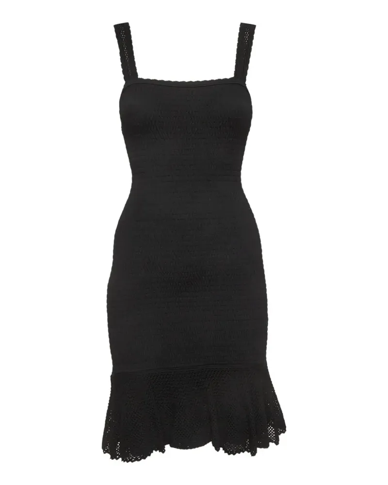 Sandro jersey mini dress - Schwarz Schwarz