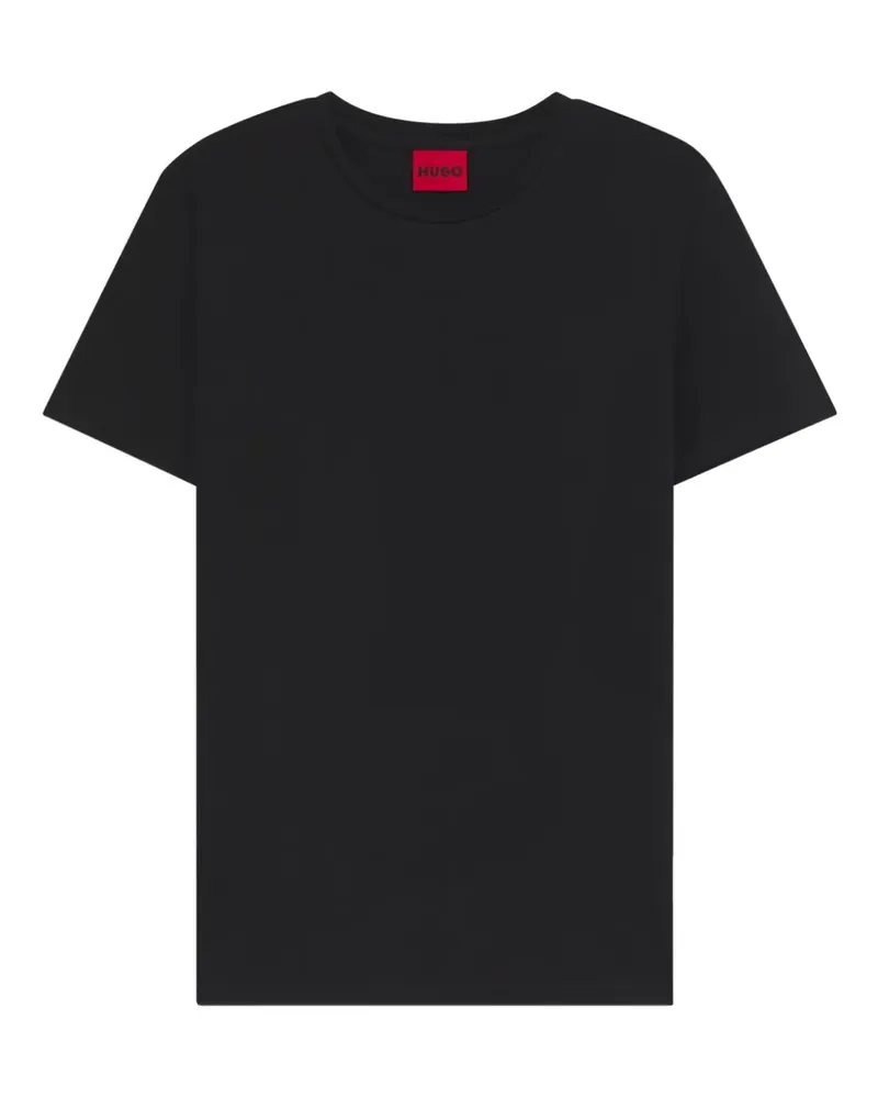 HUGO BOSS T-Shirt mit rundem Ausschnitt - Schwarz Schwarz