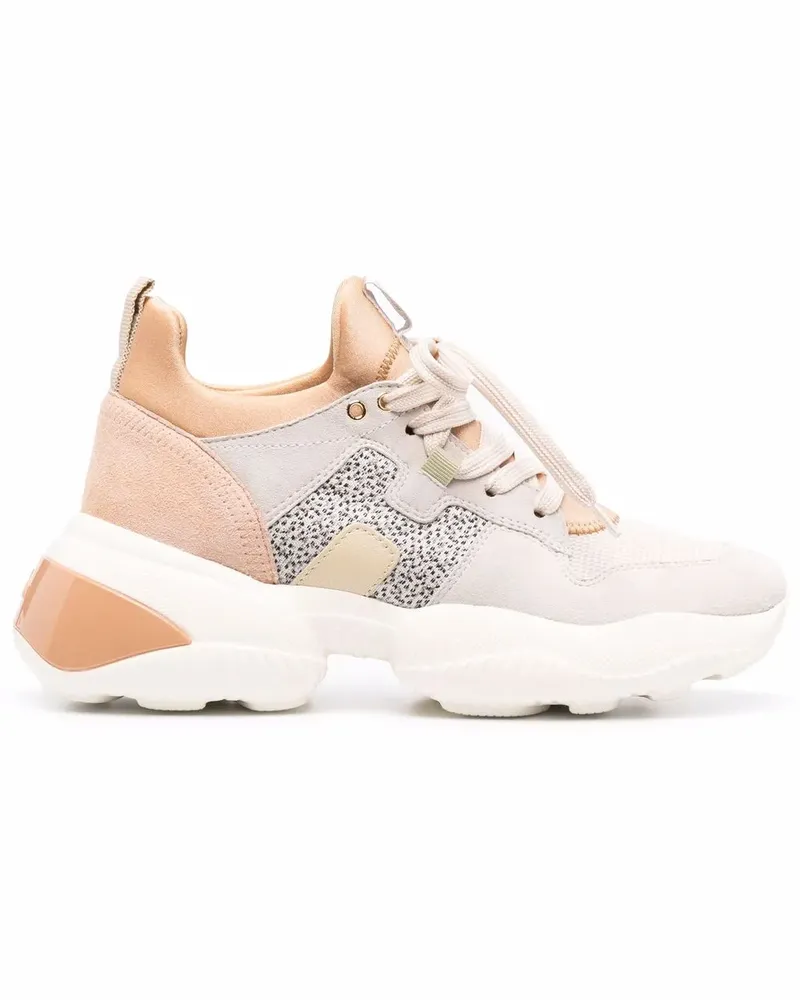 Hogan Sneakers mit Logo - Nude Nude