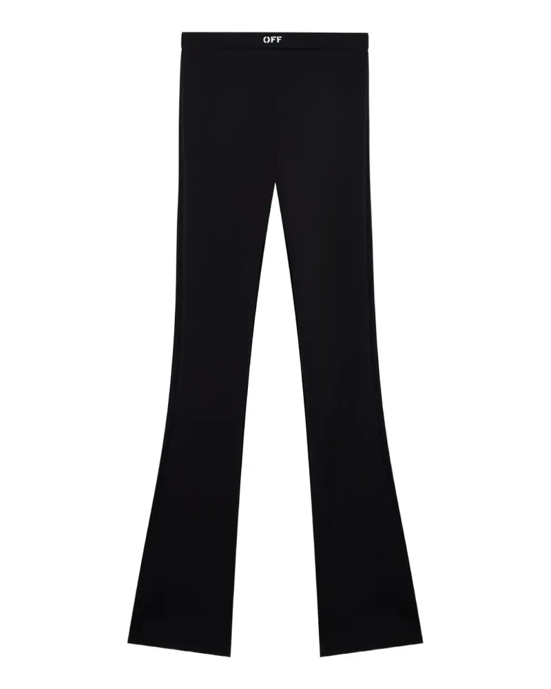 OFF-WHITE Off Stamp split-leg leggings - Schwarz Schwarz